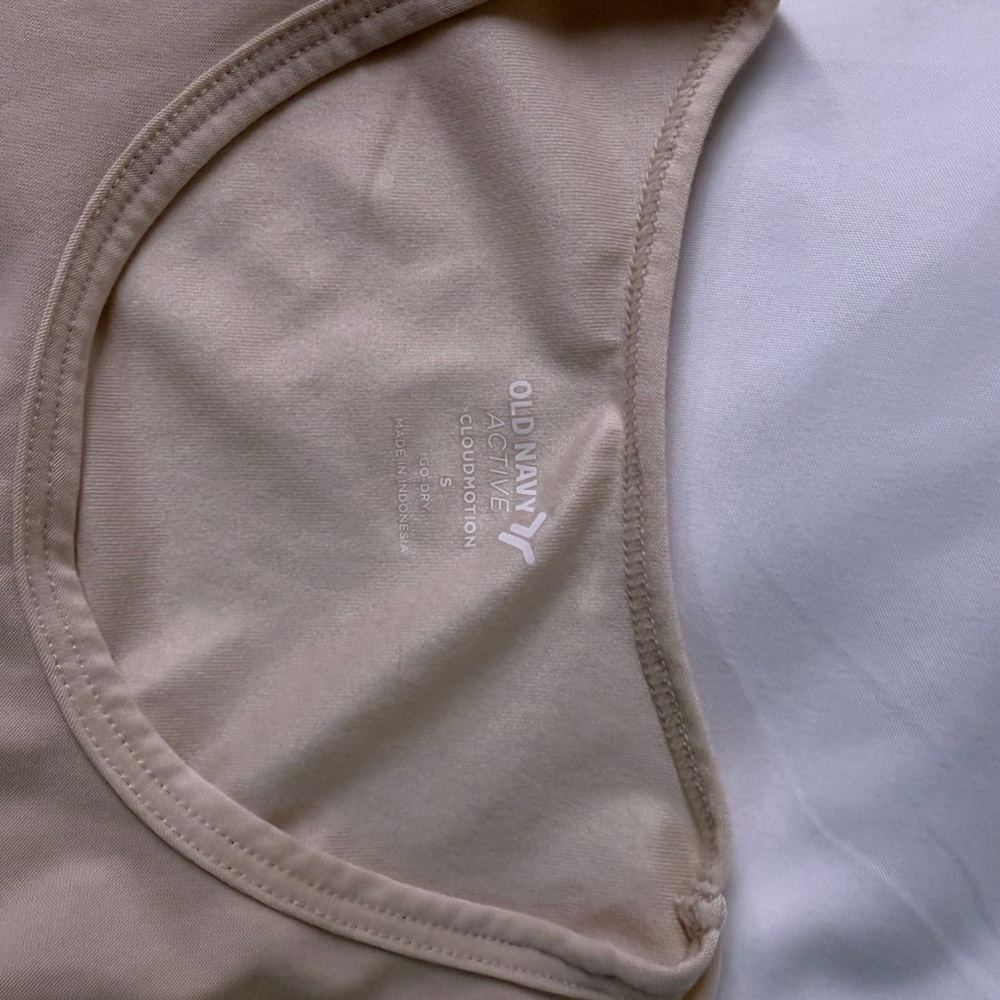 Old Navy Tan CloudSoft Top